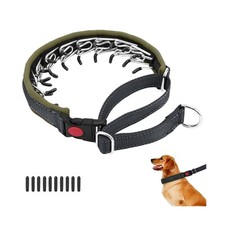 Martingale No Pull Dog Collar for Large Medium Small Dogs, Heavy Duty Nylon R...
