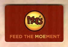 MOE'S SOUTHWEST GRILL Feed the Moment, Collectible Gift Card ( $0 )