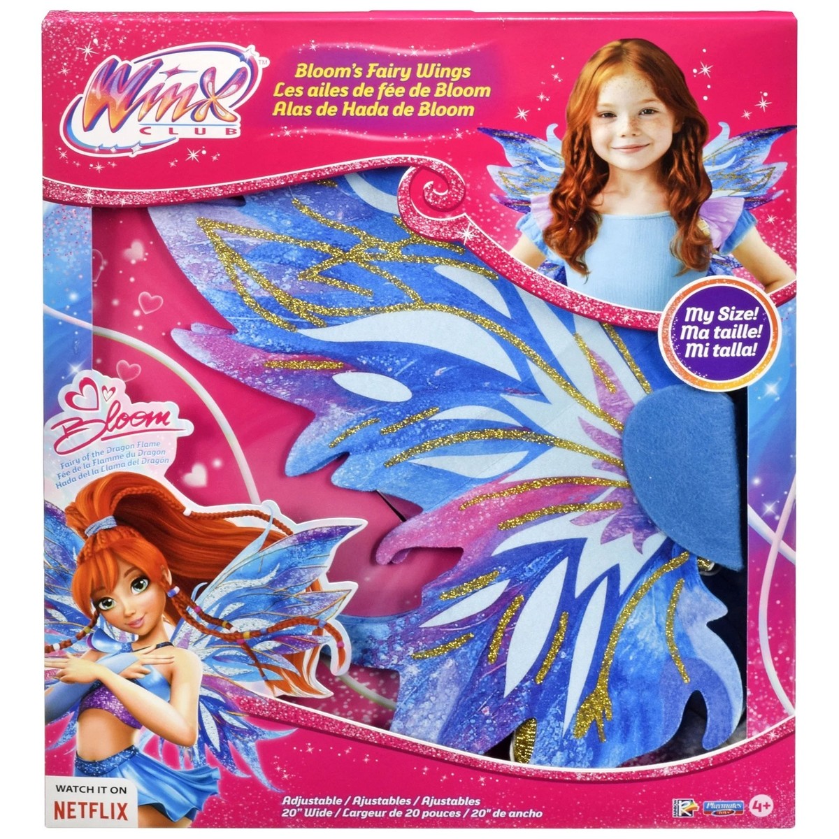 Winx Club Bloom's Fairy Wings My Size 20 Dress Up Costume Accessory NEW 2025 | eBay Winx Club Bloom's Fairy Wings My Size 20 Dress Up Costume Accessory NEW 2025 | eBay