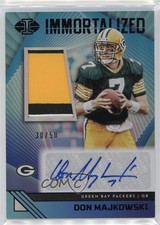 2023 Panini Illusions Immortalized Jersey Black 30/50 Don Majkowski Auto 16wc