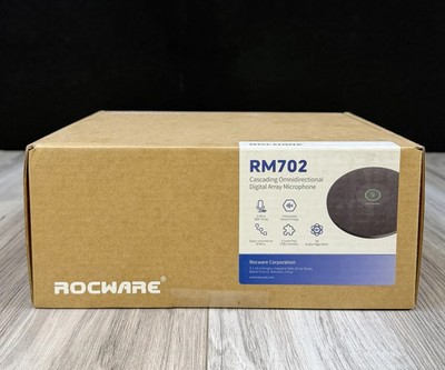 Rocware RM702 Cascading Omnidirectional Digital Array Microphone NEW Sealed