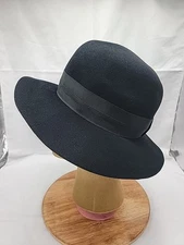 Vintage I. Magnin & Co Mouchoir 100% Wool Hat