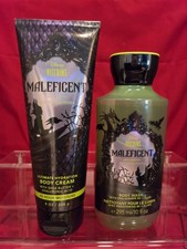 Disney Villains Bath Body Works Maleficent Body Cream and Body Wash 2pcs.