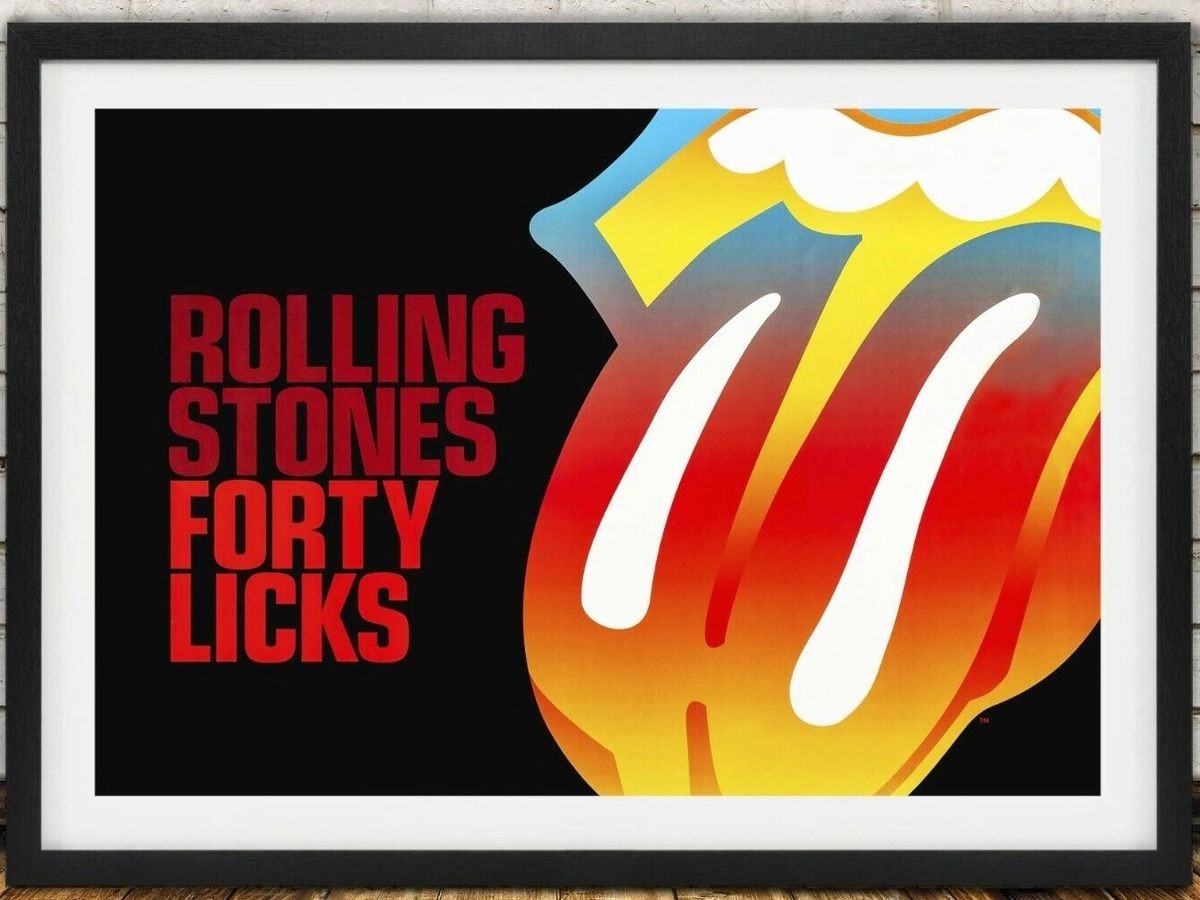 Rolling Stones 40 Licks - Album Poster - 22 X34 - Unframed | eBay