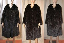EUC Gorgeous Brown Tea Length Real Mink Fur Coat Est. Size XL *Use Measurements*