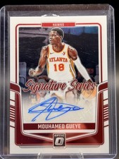 Mouhamed Gueye 2024-25 Donruss Optic Signature Series RC Auto Hawks 🔥 Rookie Au