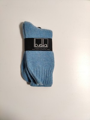 b.ella - Woman's socks - Blue - Cashmere blend - Made in USA **E5**