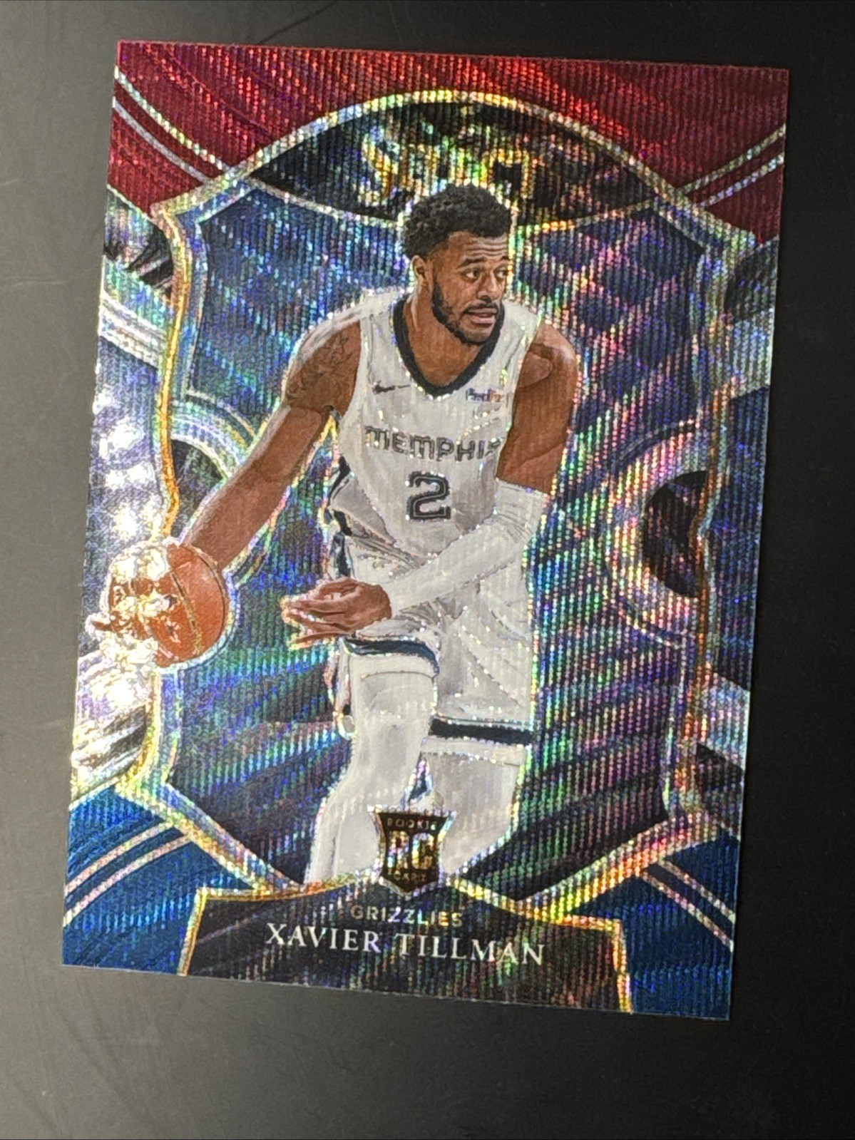 2020-21 Select Concourse Tri Color Prizm Xavier Tillman #95 Rookie