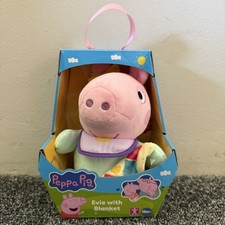 NEW Peppa Pig Baby Evie with Blanket Soft Plush Toy