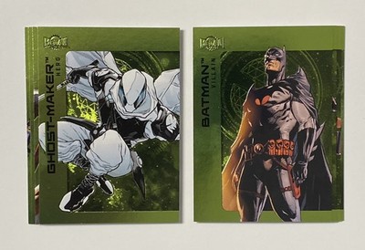 2025 Skybox Batman Metal Universe Green Parallel Base Singles /175 (You Pick)