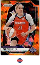 2024 Panini Prizm WNBA #67 Emily Engstler Ice Orange Prizms