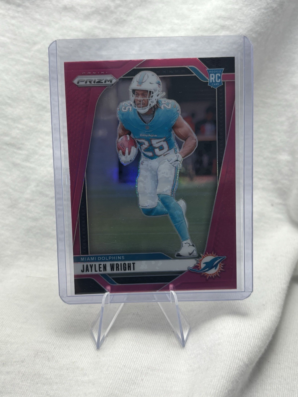 2024 Panini Prizm - Rookies Jaylen Wright #348 Pink Prizm (RC)