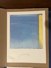 Litografia firmata numerata Piero Guccione - La Geometria Del Mare