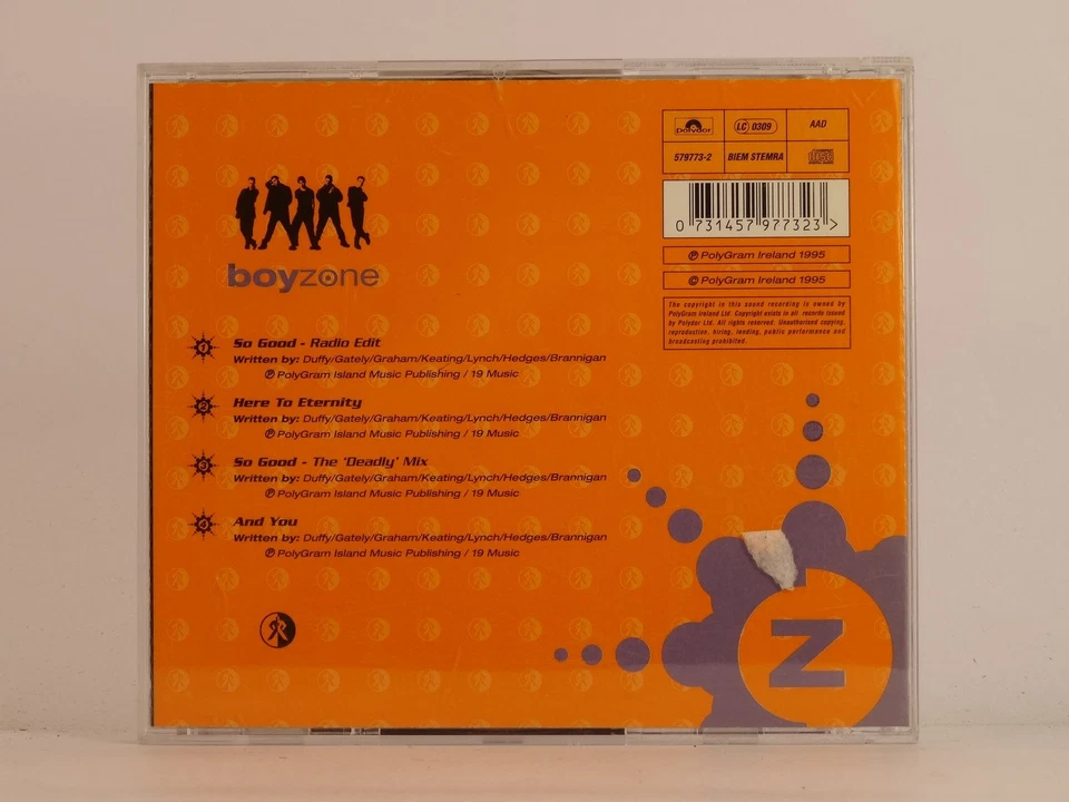 BOYZONE SO GOOD (MAXI SINGLE WITH POSTCARDS) (H1) 3 Track CD Single including Pi - Image 2 of 4