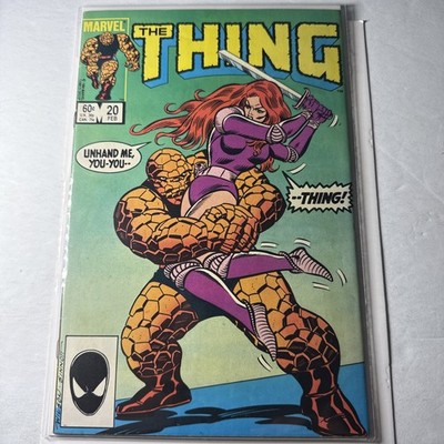 The Thing #20 Fine/VF. Marvel Comics 1985.  Bag And Board.