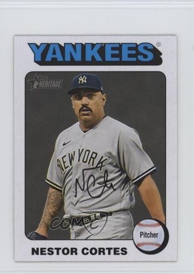 2024 Topps Heritage Mini White Border Nestor Cortes #260 10k8