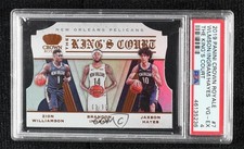 2019 Crown Royale The King's Court 3/99 Brandon Ingram Jaxson Hayes #7 PSA 4 0ls