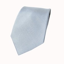 MARKS Men's Formal Silk Tie, 100 Silk, Silver Gray NT05