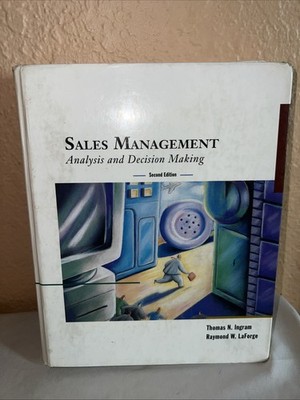 RARE Sales Management: Analysis and Decision Making, Hardcover -Second Edition