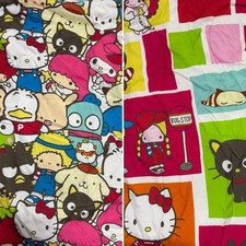 Sanrio Friends Y2K Twin XL Bedding Comforter Reversible Hello Kitty Limited