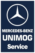Mercedes Benz UNIMOG Service NEW Sign-16x24" USA STEEL XL Size