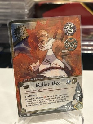 x1 Naruto CCG Killer Bee 1237 [Da Eighth] Foil Card / near mint condition