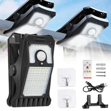 Clip On Solar Motion Lights Outdoor Waterproof, 1-4 Pack Fence Lights Outside US