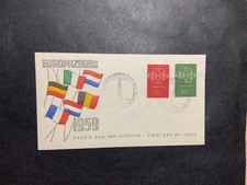 Netherlands 1959 FDC 1st day Cover Europa Year Unaddressed