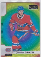 17/18 PLATINUM..JONATHAN DROUIN..COLOR WHEEL..# 34..CANADIENS..COMBINED SHIP