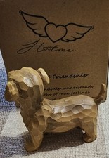 Friendship Dog Angel Resin Figurine Memorial Or Gift