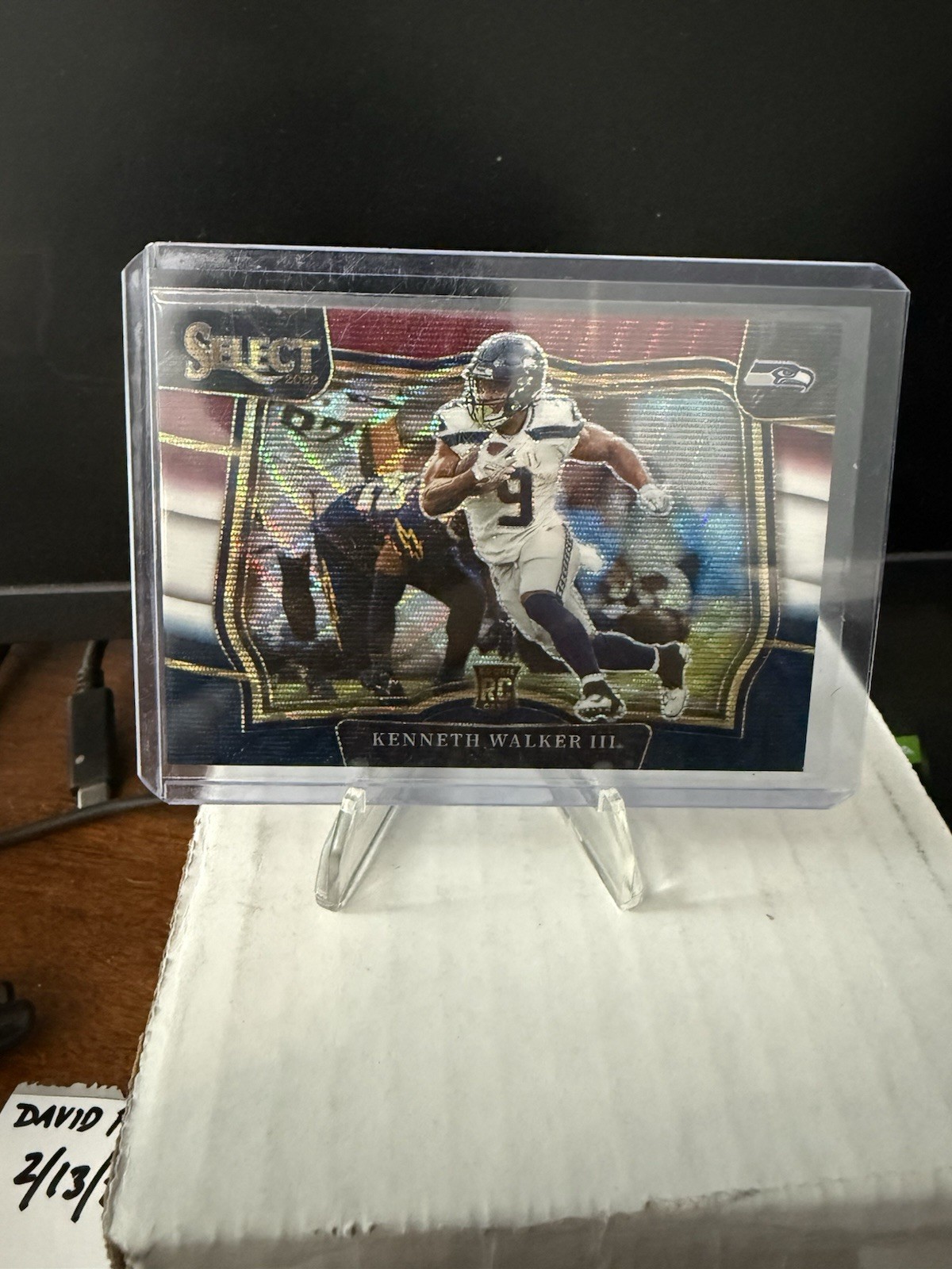 2022 Panini Select - Field Level Kenneth Walker III #489 Tri-Color Prizm /75