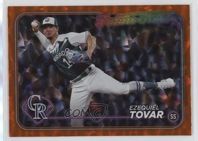 2024 Topps Series 2 Future Stars Orange Foil /299 Ezequiel Tovar #565 0q3