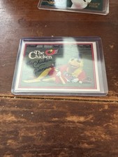 The Chicken 1982 Donruss 531a San Diego Padres ERR Baseball Card Autograph