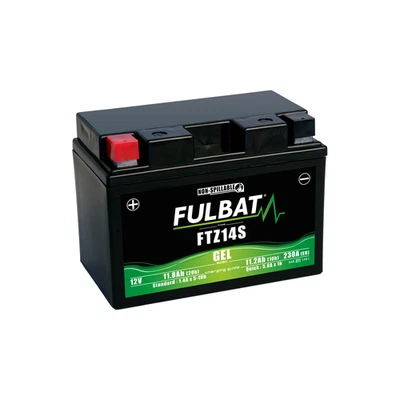 Batterie moto FULBAT - FTZ14S GEL - 12V 11.2Ah 230A(EN) - Photo 1/2