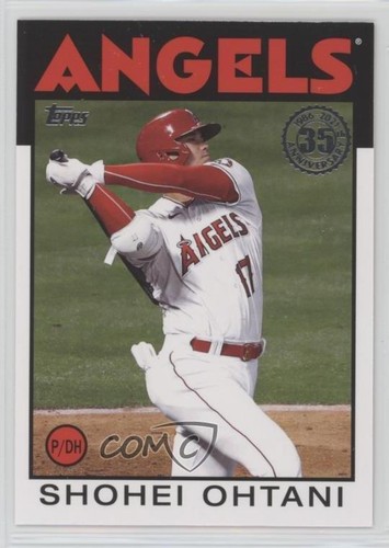 2021 Update 1986 Topps Baseball 35th Anniversary Shohei Ohtani #86B-27 00am