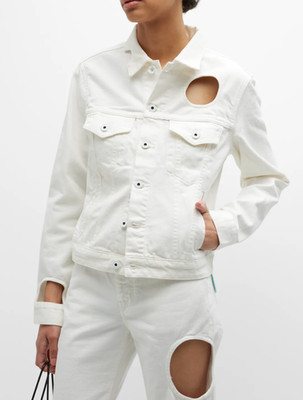 Off-White Meteor Regular Jacket White 40 Brand New