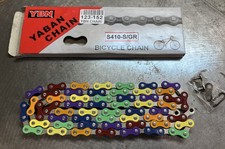 YBN S410 YABAN RAINBOW BICYCLE CRAZY CHAIN 1/2" X 1/8" TRACK FIXIE BMX NEW