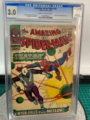 The Amazing Spider-Man #36 CGC 3.0 Stan Lee & Mike Ditto Marvel Comics May 1966