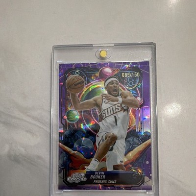 Topps 2025-26 Cosmic Chrome Propulsion Devin Booker PRP-14 Purple Nebula /150
