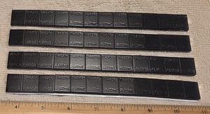 HO, O & N Train Parts – Lot #887 – 1/4 oz Stick-On Weights 48 Pcs - New **READ**