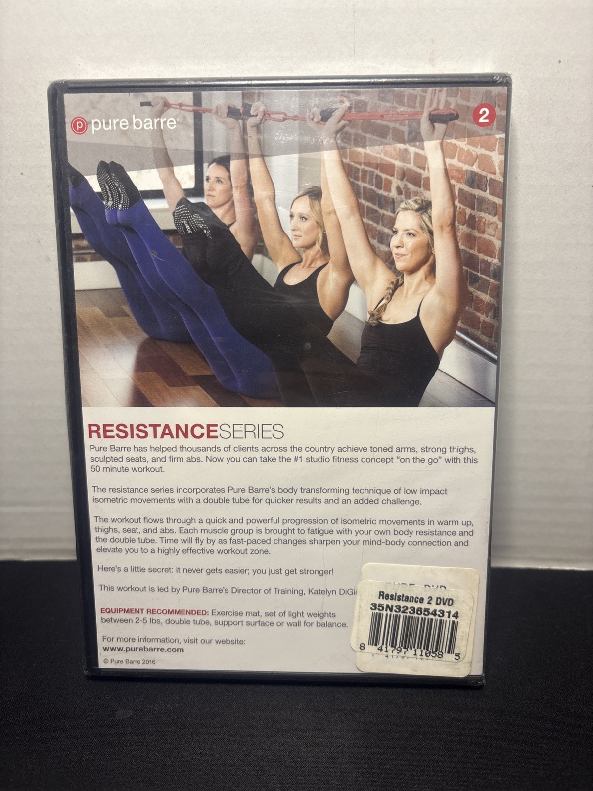 Pure Barre - Resistance Series - Workout 2 - DVD [2016]  New Sealed 💪