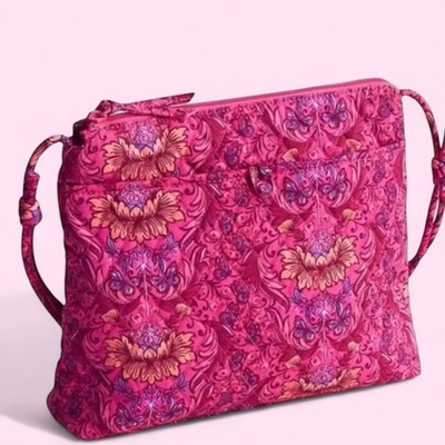 Vera Bradley X Wicked She's So Good Original Hipster Crossbody Pink Fusion