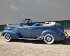 1939 Lasalle Convertible 8x10 Borderless Photo 233-e 1939 Lasalle Convertible 8x10 Borderless Photo 233-e
