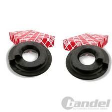 2X FEBI BILSTEIN FEDERTELLER UNTERLAGE HINTEN OBEN PASSEND FÜR DACIA DUSTER