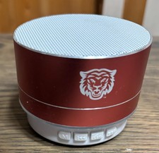 Portable Bluetooth Speaker   Red Aluminum   Compact Wireless Speaker   Works