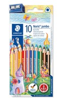 Staedtler Buntstifte Noris Jumbo 10Er Set + Spitzer | Staedtler Noris Jumbo