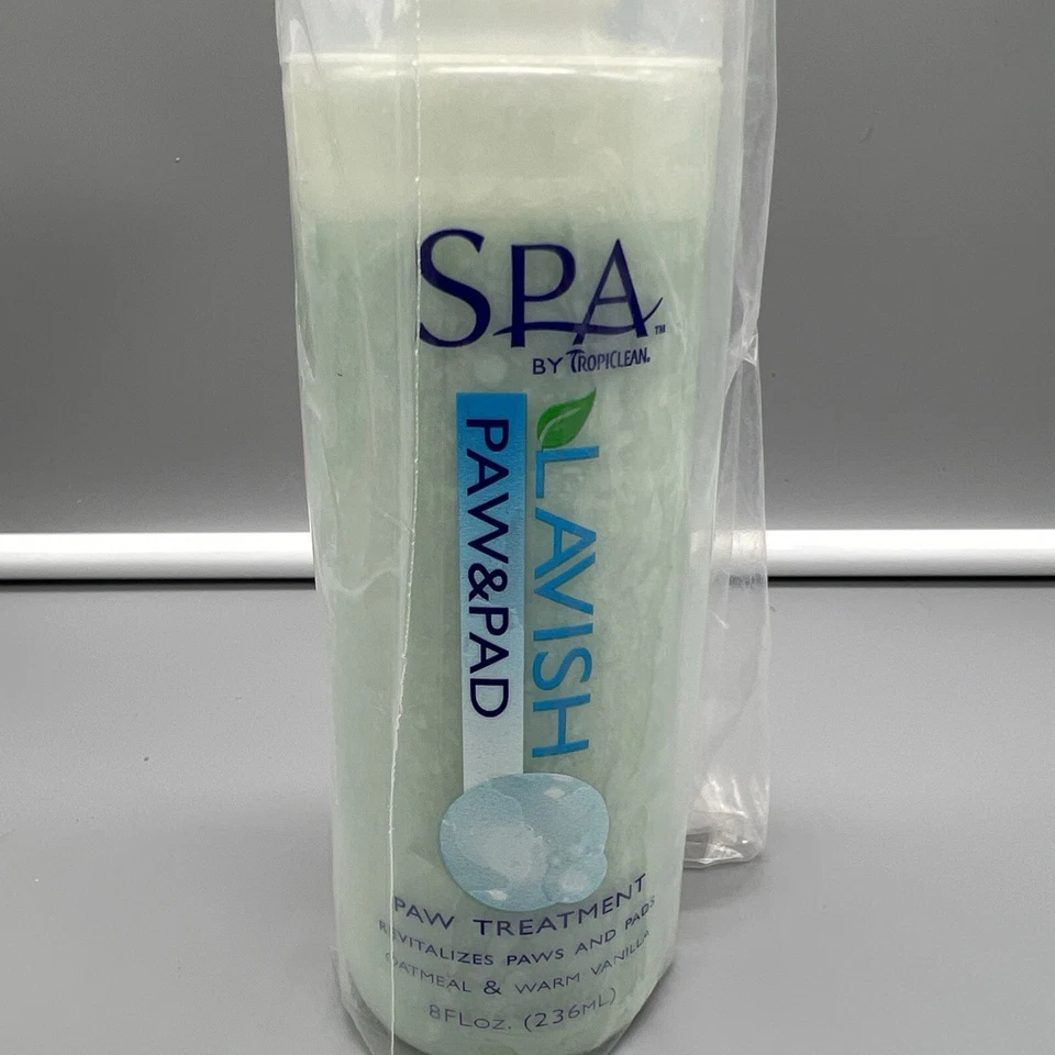 TropiClean SPA Lavish Paw & Pad Treatment for Dogs 8 Oz oatmeal and warm vanilla - Image 3 of 4