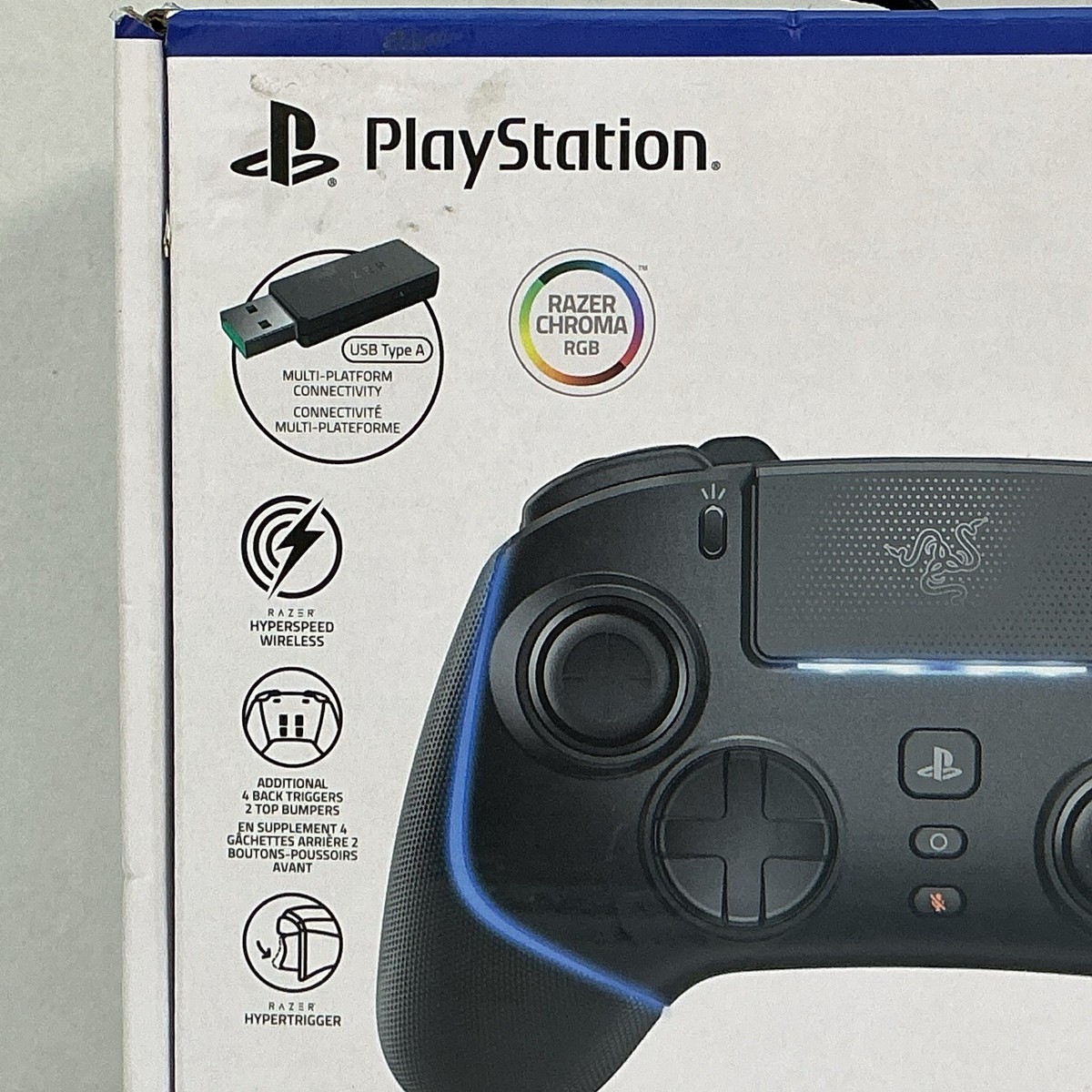 New Razer Wolverine V2 Pro Black RZ06-0471 For Playstation 5 PS5