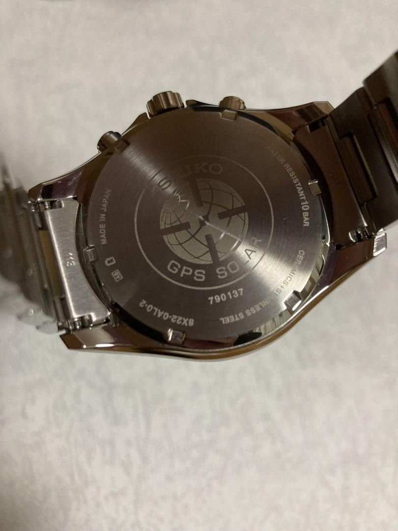 SEIKO Astron SBXB161 8X22 GPS Solar Mens Watch Titanium SEIKO Astron SBXB161 8X22 GPS Solar Mens Watch Titanium