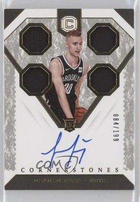 2018-19 Panini Cornerstones 84/199 Dzanan Musa #176 Rookie Auto RC b8h